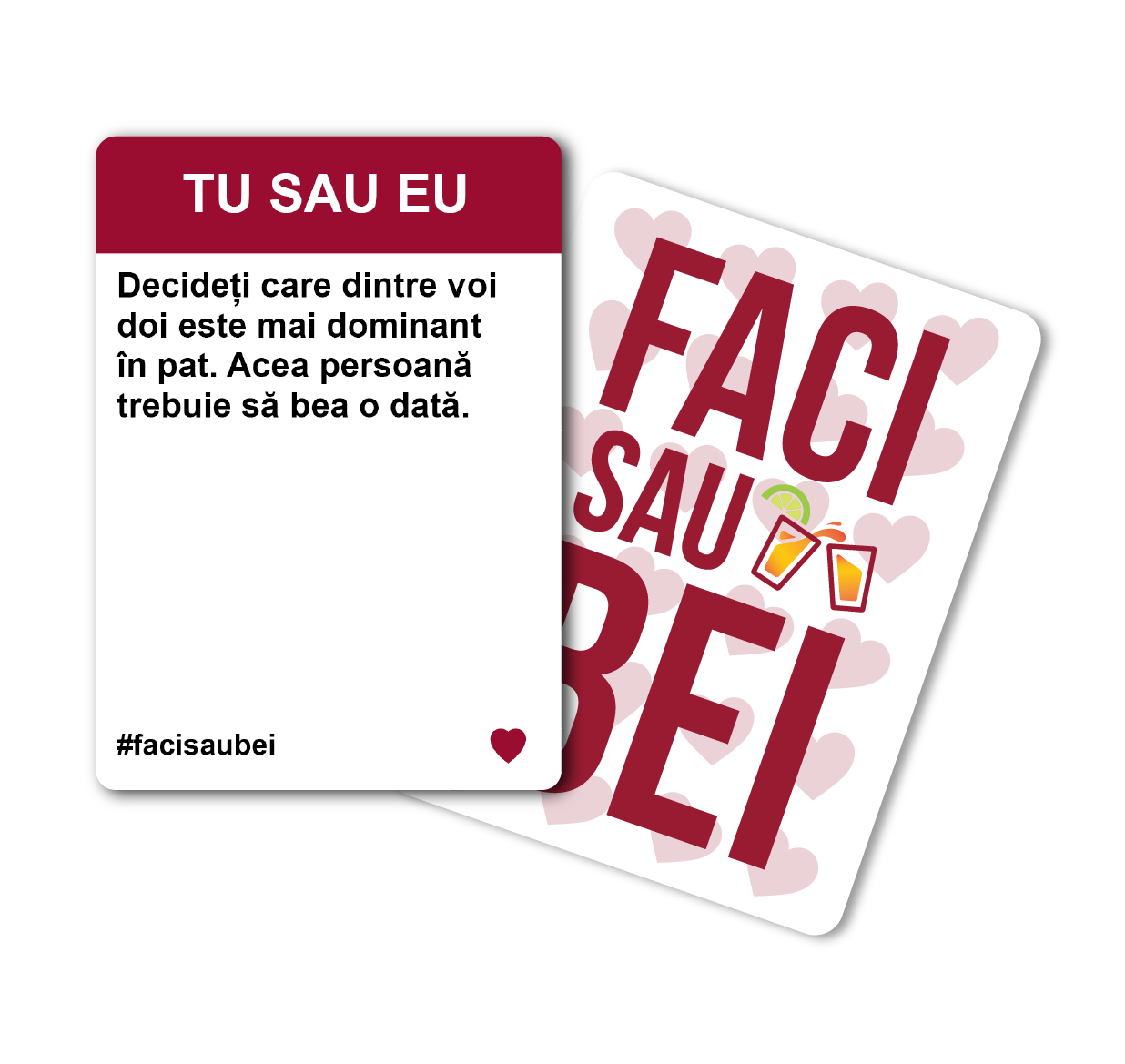 JOC FACI SAU BEI – CUPLURI - 200 CARTONAȘE