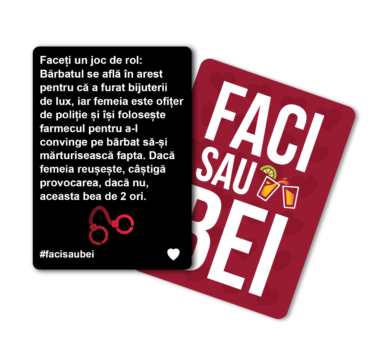 JOC FACI SAU BEI – CUPLURI - 200 CARTONAȘE
