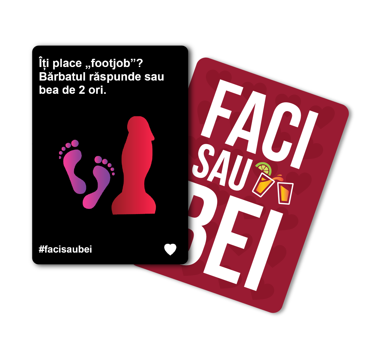 JOC FACI SAU BEI – CUPLURI - 200 CARTONAȘE