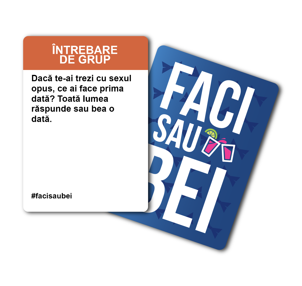 JOC FACI SAU BEI - EDIȚIA DECENTĂ –200 CARTONAȘE