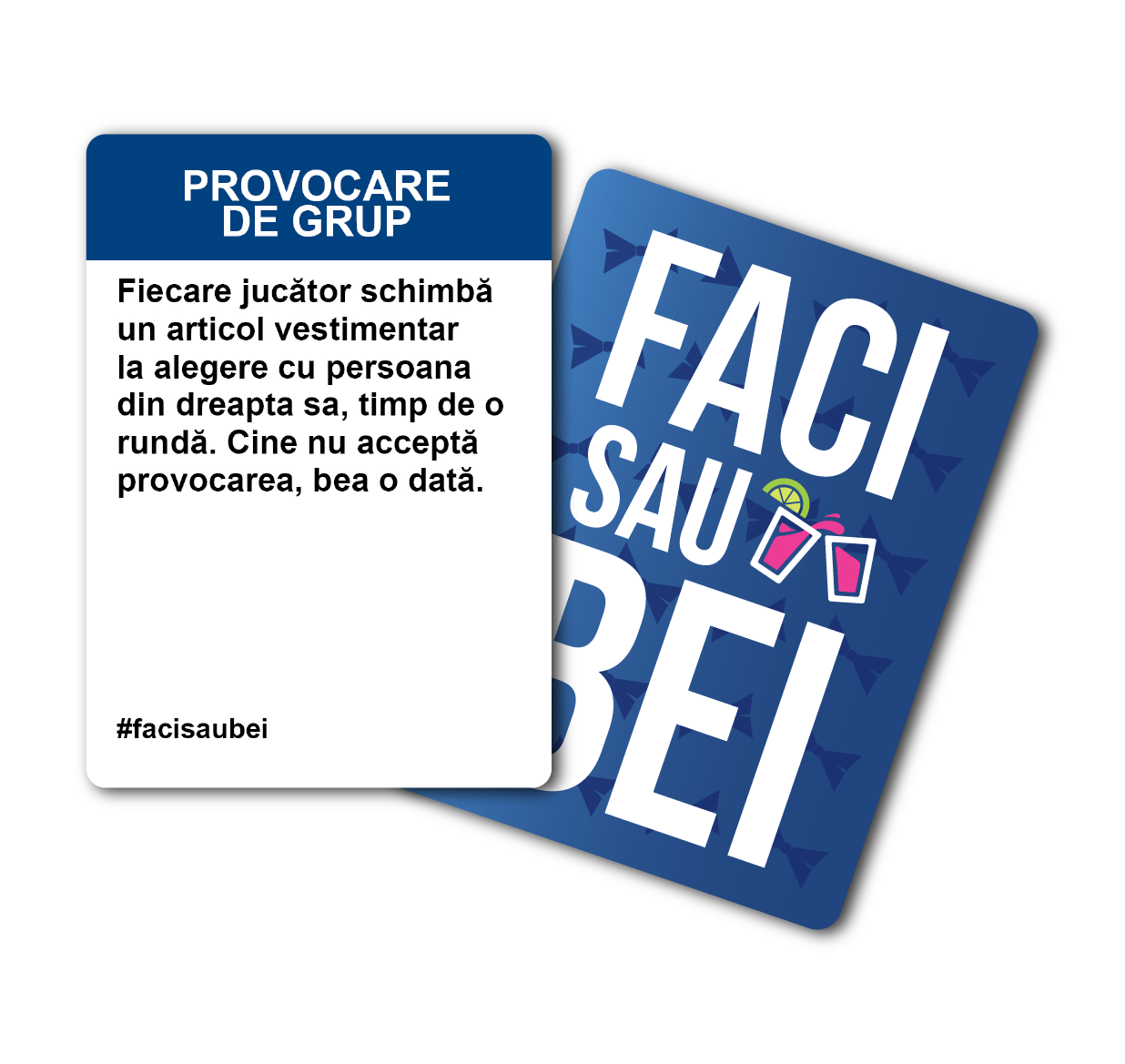 JOC FACI SAU BEI - EDIȚIA DECENTĂ –200 CARTONAȘE