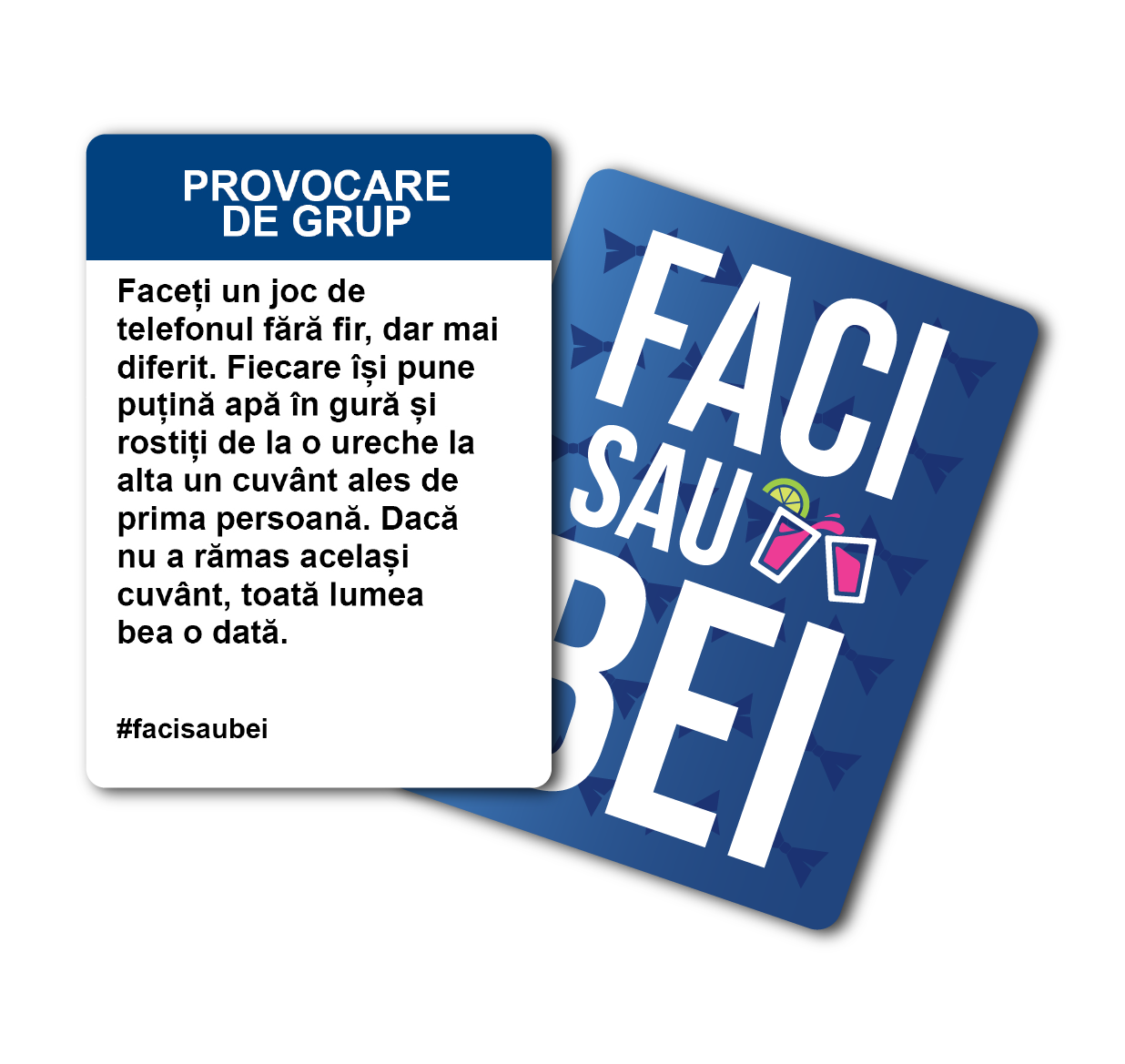 JOC FACI SAU BEI - EDIȚIA DECENTĂ –200 CARTONAȘE