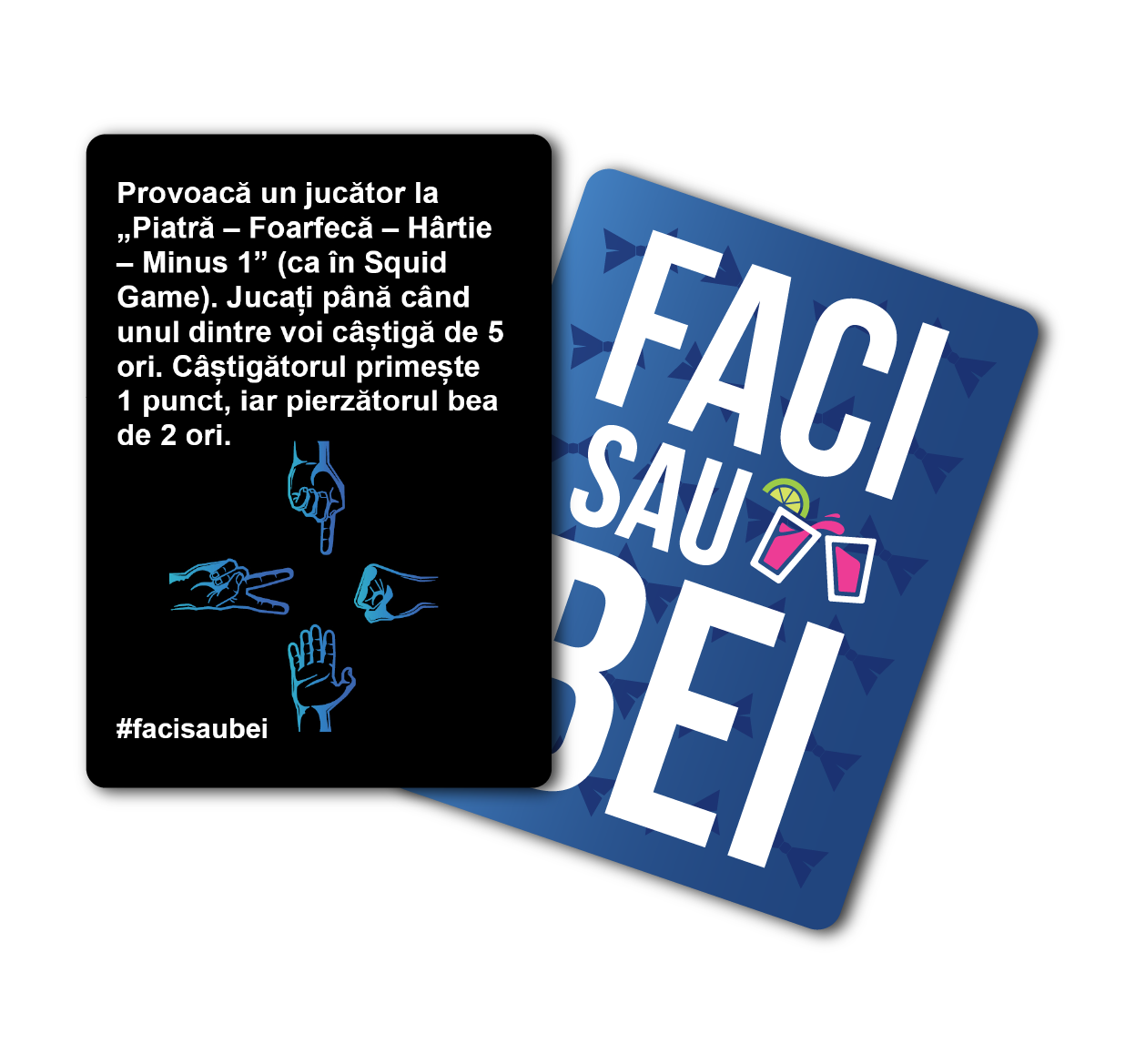 JOC FACI SAU BEI - EDIȚIA DECENTĂ –200 CARTONAȘE