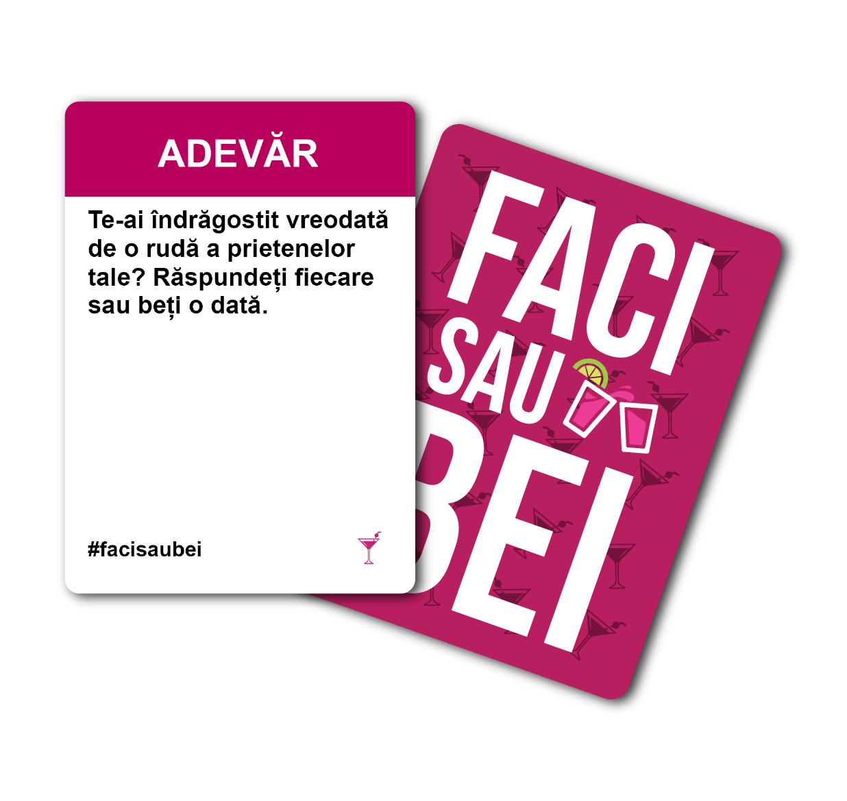 JOC FACI SAU BEI- SEARA FETELOR  –200 CARTONAȘE