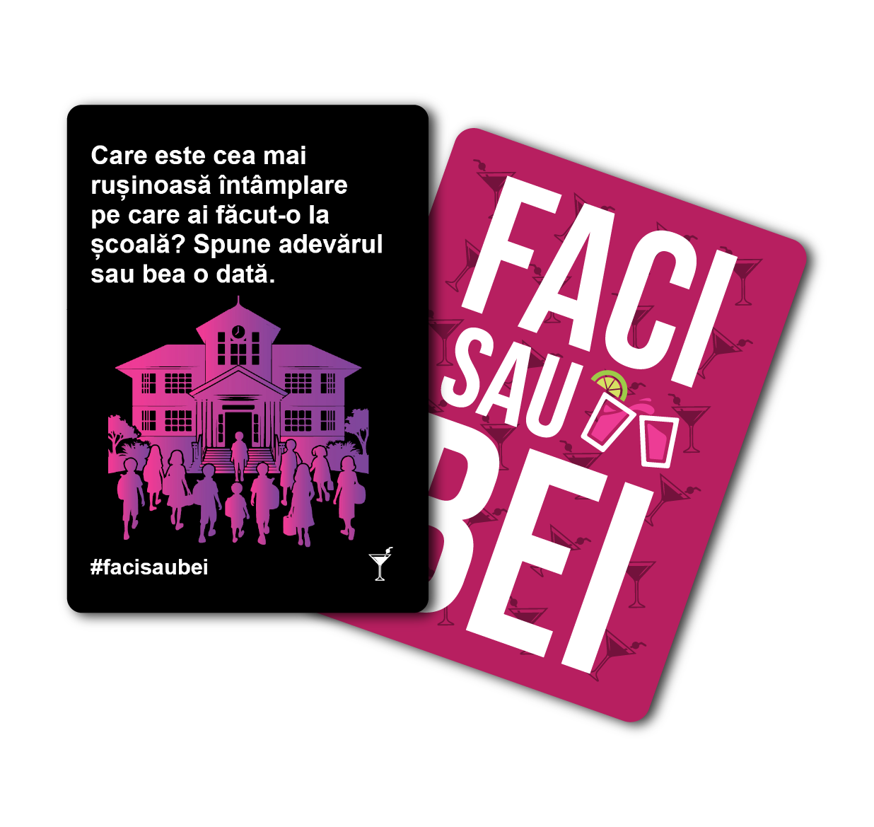 JOC FACI SAU BEI- SEARA FETELOR  –200 CARTONAȘE