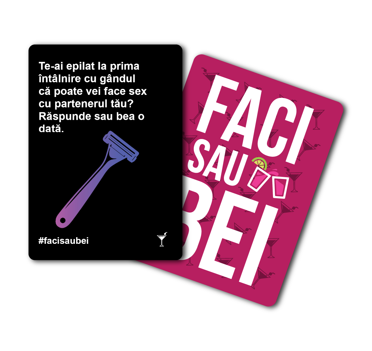 JOC FACI SAU BEI- SEARA FETELOR  –200 CARTONAȘE