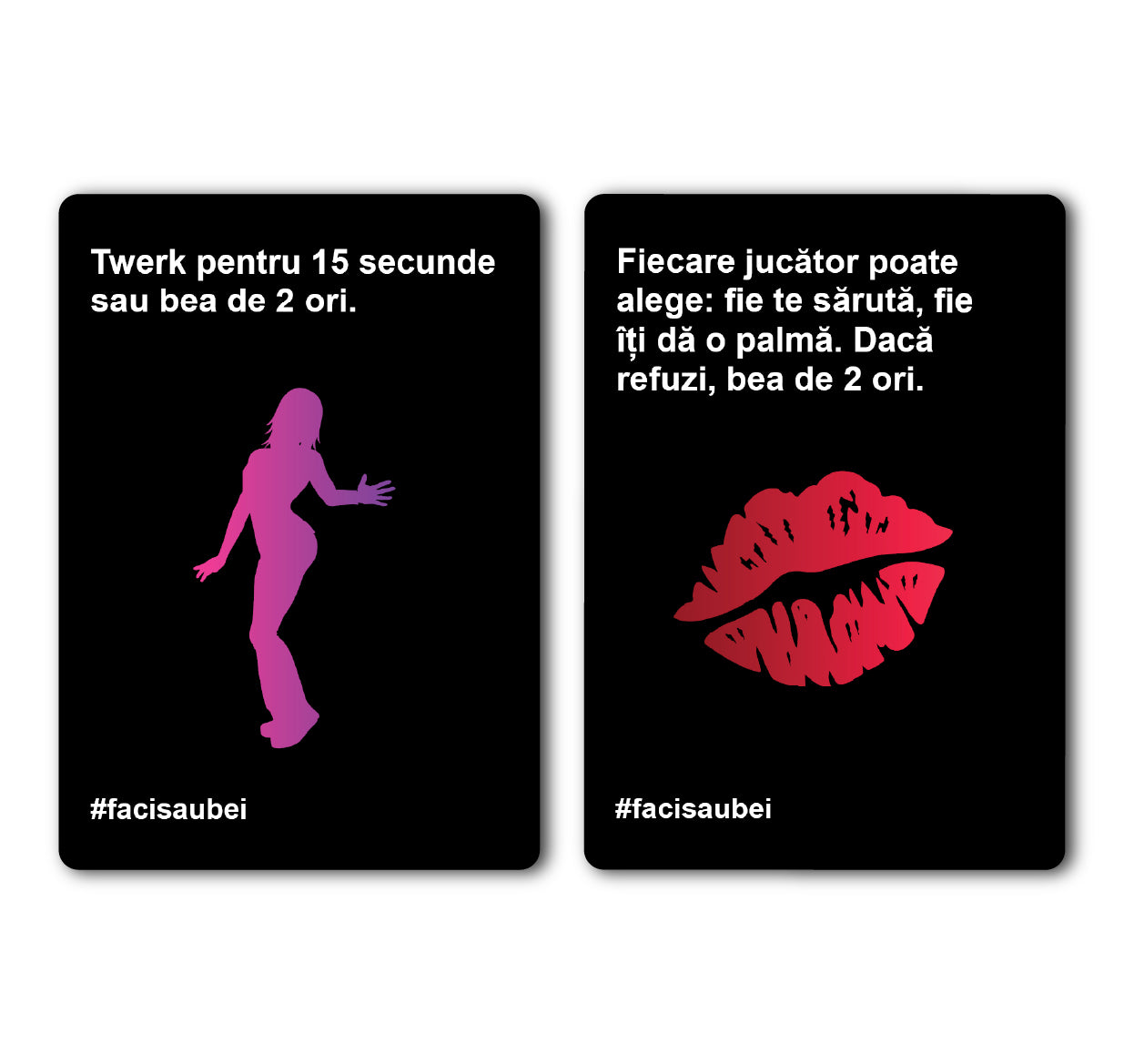 JOC DE BAZĂ FACI SAU BEI –300 CARTONAȘE - Faci sau Bei