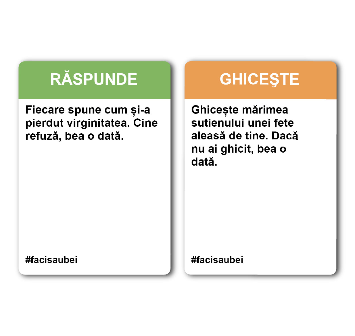 JOC FACI SAU BEI - EDIȚIA PERVERSĂ - 200 CARTONAȘE - Faci sau Bei