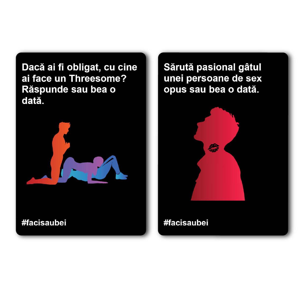 JOC FACI SAU BEI - EDIȚIA PERVERSĂ - 200 CARTONAȘE - Faci sau Bei