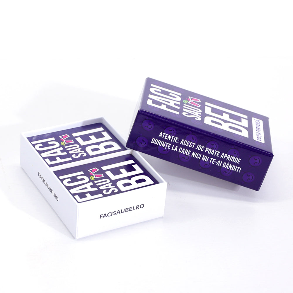 JOC FACI SAU BEI - EDIȚIA PERVERSĂ - 200 CARTONAȘE