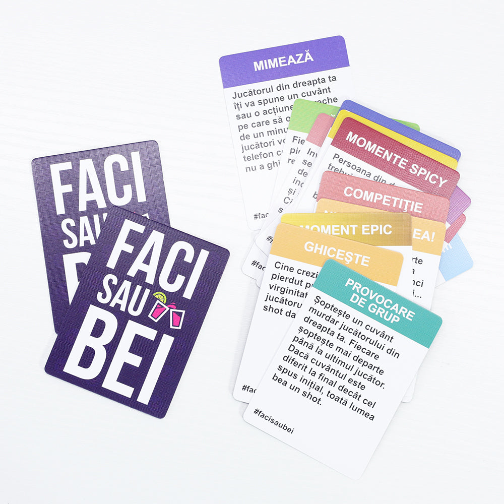 JOC FACI SAU BEI - EDIȚIA PERVERSĂ - 200 CARTONAȘE