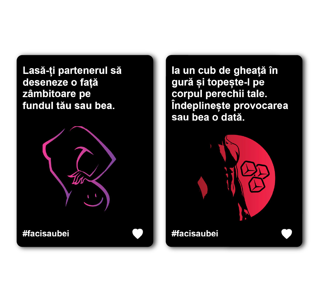 JOC FACI SAU BEI – CUPLURI - 200 CARTONAȘE