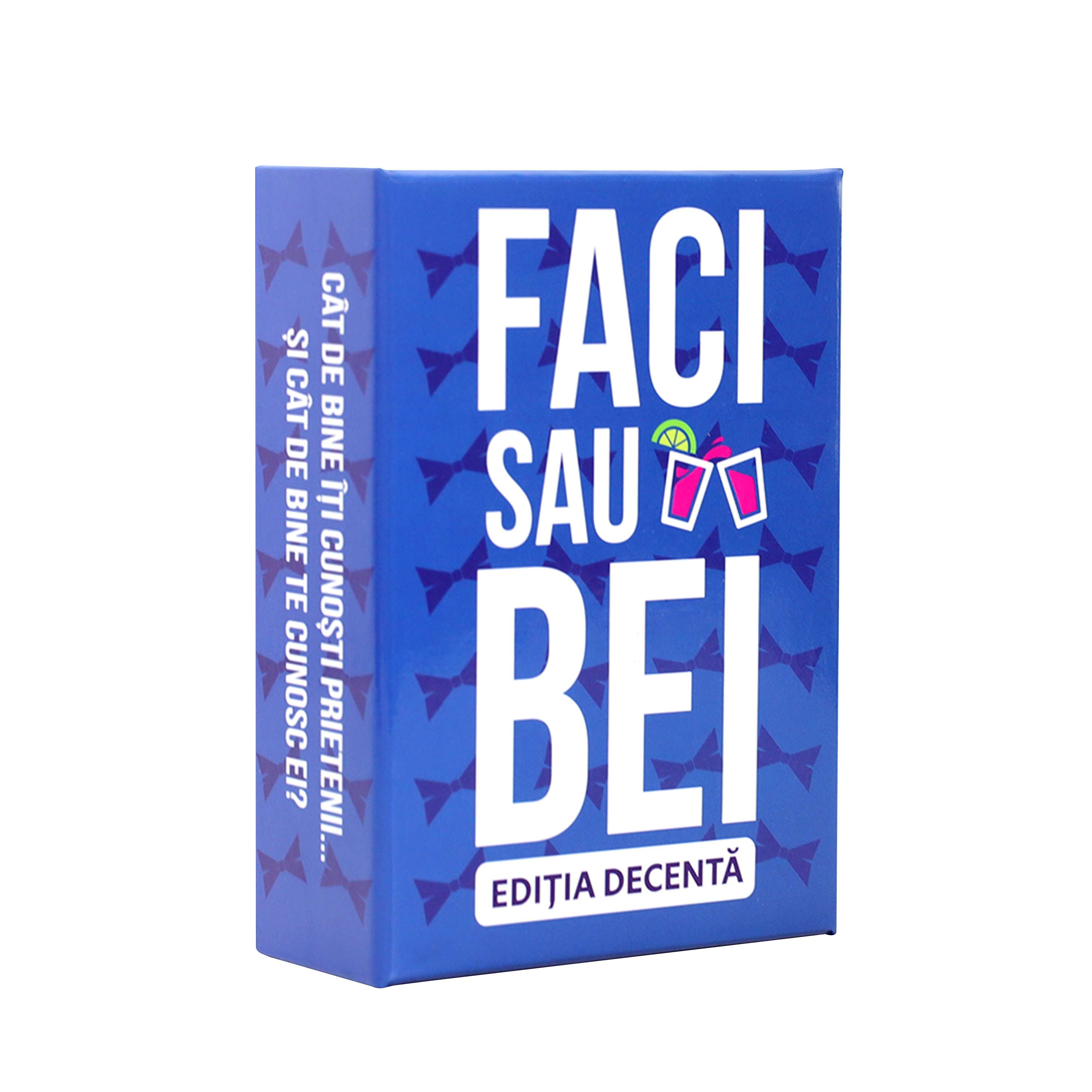 JOC FACI SAU BEI - EDITIA DECENTA –200 CARTONASE - Faci sau Bei