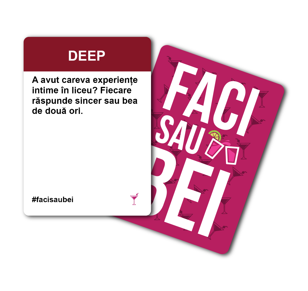 JOC FACI SAU BEI- SEARA FETELOR  –200 CARTONAȘE