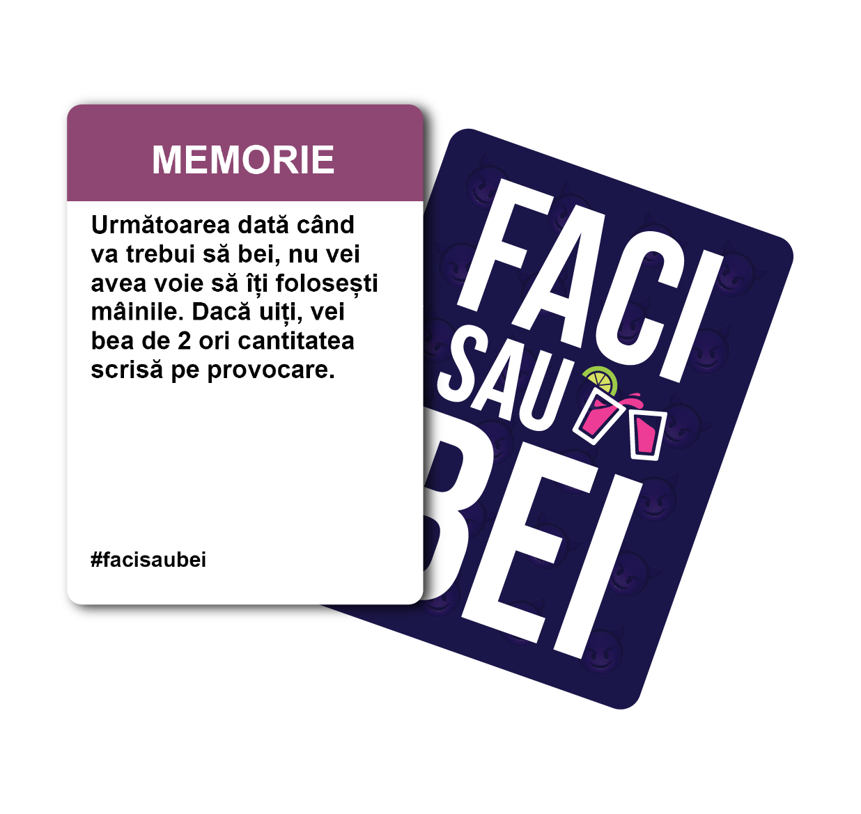 JOC FACI SAU BEI - EDIȚIA PERVERSĂ - 200 CARTONAȘE