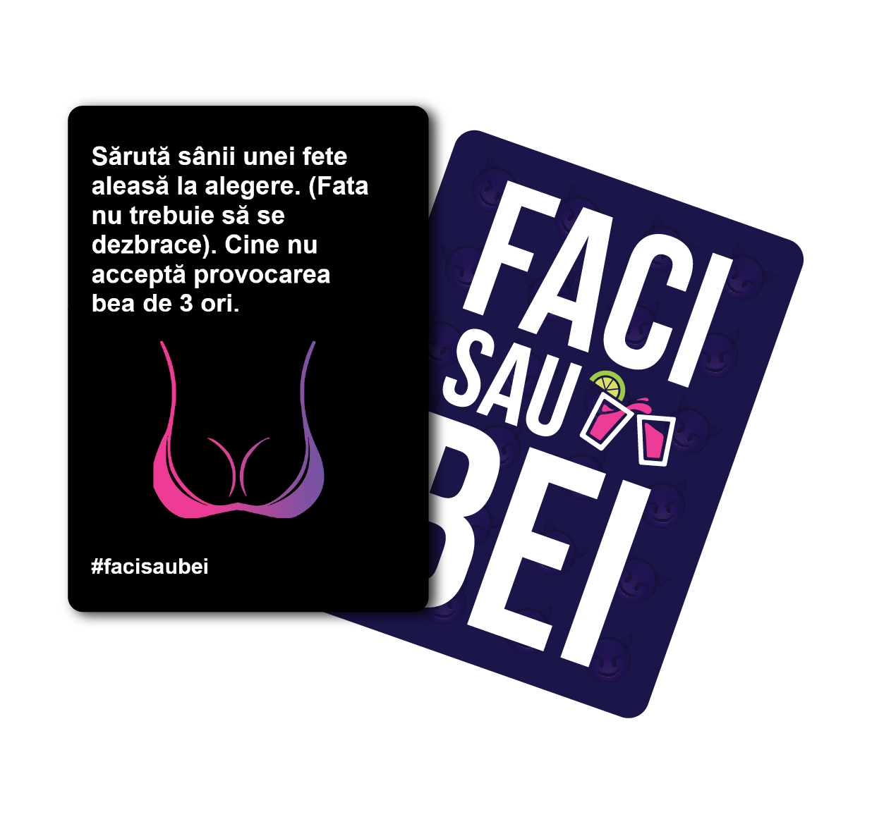 JOC FACI SAU BEI - EDIȚIA PERVERSĂ - 200 CARTONAȘE