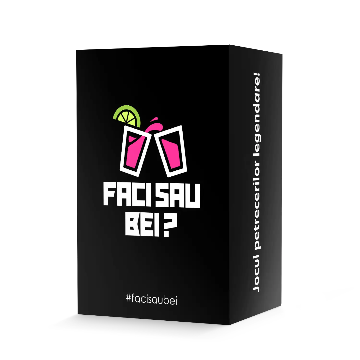 JOC DE BAZĂ FACI SAU BEI - EDIȚIA VECHE -  100 CARTONASE - Faci sau Bei